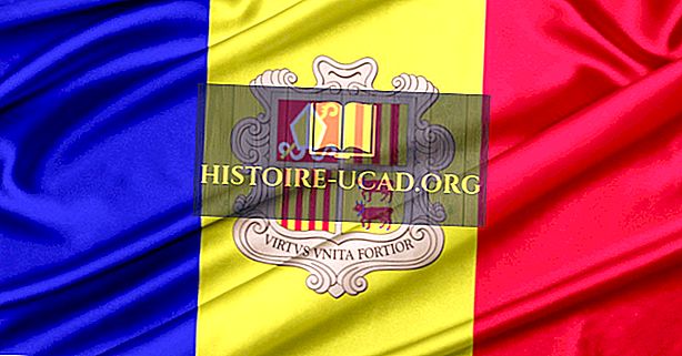 Vad betyder färgar och symboler i flaggan av Andorra?